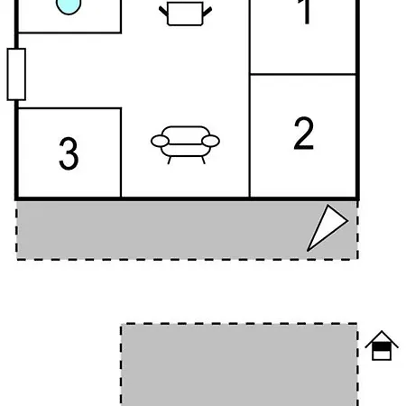 アパート Three-bedroom In *